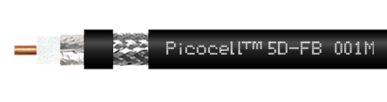 Кабель PicoCell 5D/FB PVC (чёрный)