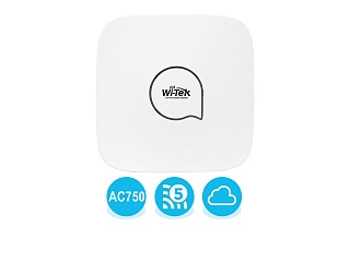 Купить Двухдиапазонная точка доступа Wi-Tek WI-AP215, Wi-Fi 5 (802.11AC) до 750 Мбит/с, с поддержкой PoE магазина stels.market.