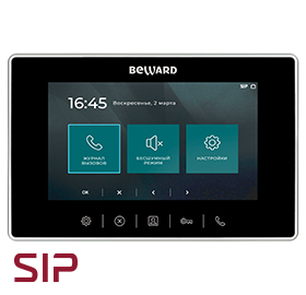 Купить IP видеомонитор Beward SM700 SIP-протокол, 7'' дисплей, USB, 12В(DC), ОС Linux магазина stels.market.