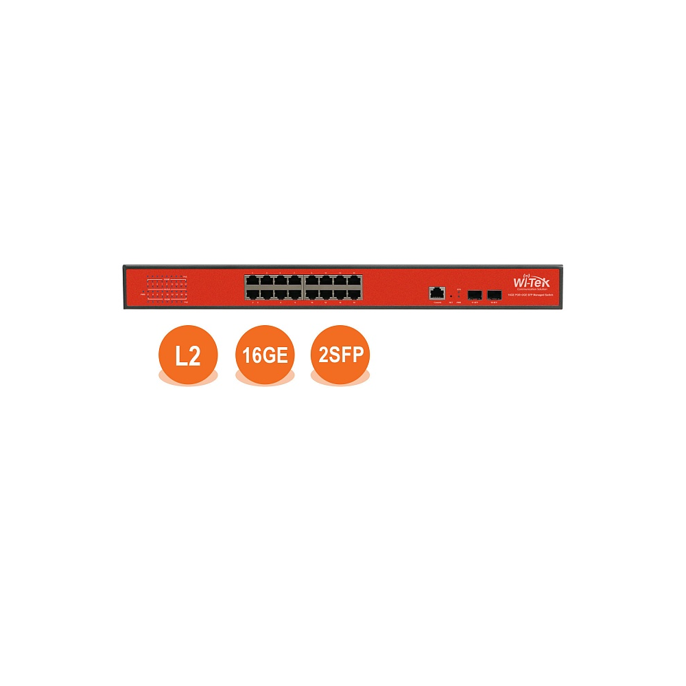 Сетевой коммутатор Wi-Tek WI-MS318GF