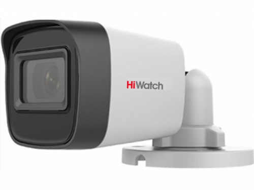 Купить Уличная цилиндрическая 5Мп HD-TVI камера HiWatch DS-T500(С) (2.4 mm) с EXIR-подсветкой до 20м магазина stels.market.