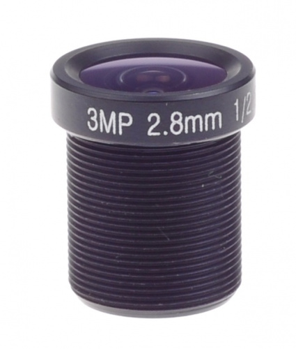 Купить Объектив M12,  f2.8mm, 3Mpix  для камер с матрицей до 1/2,7" магазина stels.market.